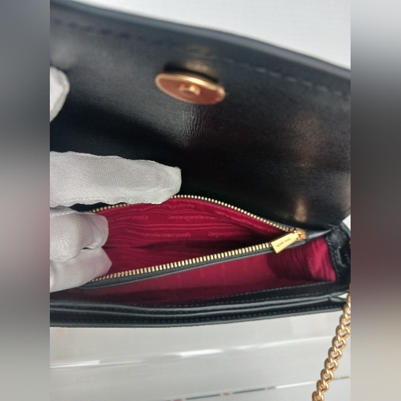 NWT Kate Spade - Morgan Stencil Hearts Embossed Crossbody Bag - Picture 7 of 14